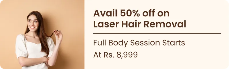 Upto 50% Off on Laser Hair Removal
