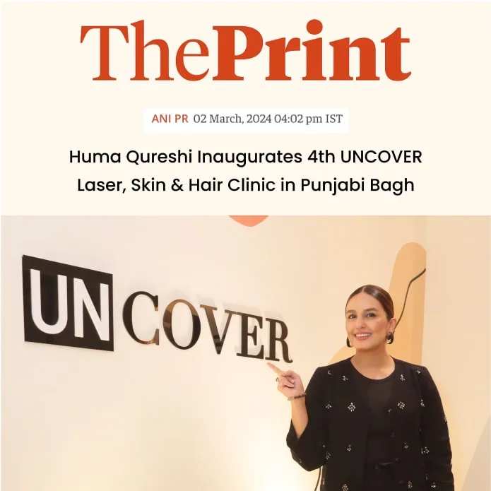 Huma Qureshi visits UNCOVER Clinics